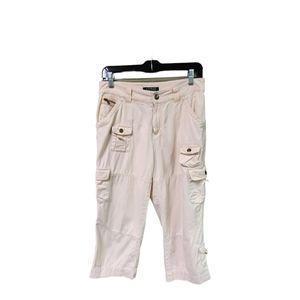 Lauren Ralph Lauren Pale Pink Capri Cargo Pants Size 4